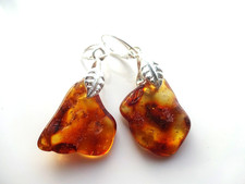 Natural Baltic Amber Earrings
