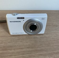 Maginon Z1650 16.0MP Compact Digital Camera 5x Optical Zoom White - Tested