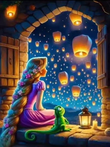 Rapunzel tangled diamond - tangled,