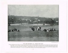 From Parliament Hill North West Antique Old Picture Print c1896 TQL#407