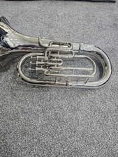 Silver euphonium baritone - euphonium, /
