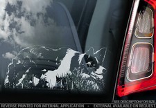 Border Collie Car Sticker -