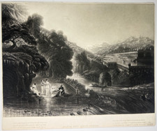 James G. S. Lucas, David and Bathsheba, Mezzotint by Rittner & Goupil Paris 1833