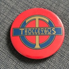 Vintage 1980s Trolleybus Logo