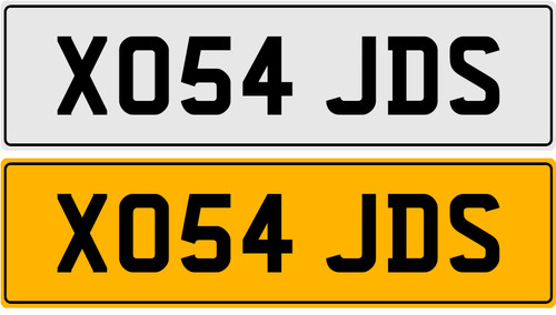 Xo54 jds personalised plate - xo54,