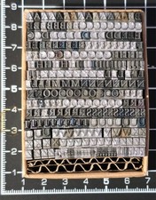 12pt Roman Caps  Font   Metal