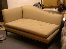 Camel coloured chaise lounge - chaise,