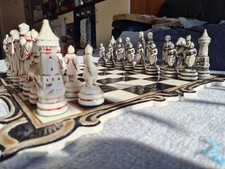 Ceramic Medieval Chess Set