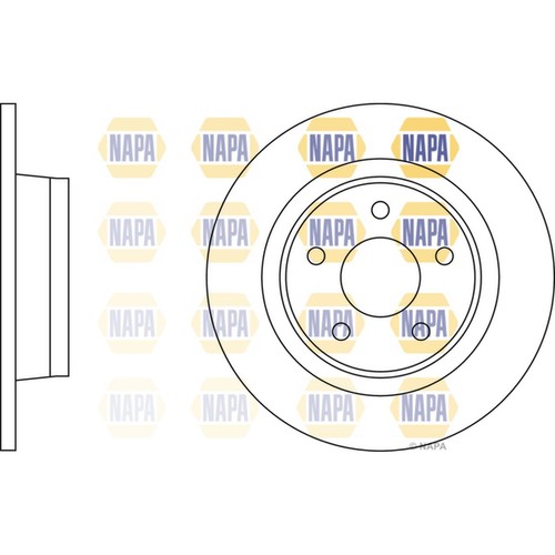 Brake discs solid - solid, for