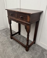 Antique Style Solid Oak Side