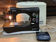 NECCHI Silvia Maxmatic Type 586 Sewing Machine Vintage Made in Italy Works