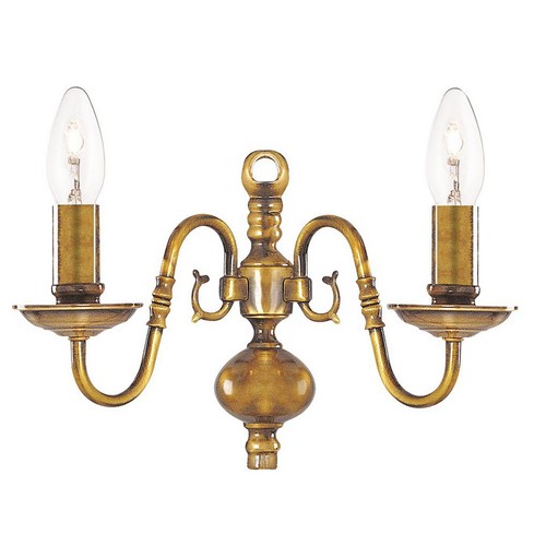 Wall light antique brass - light,