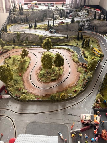 Hand built rally scalextric - built,