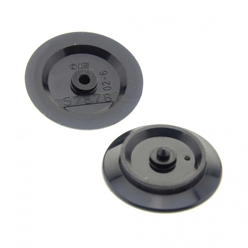 Lego black train wheel - black,