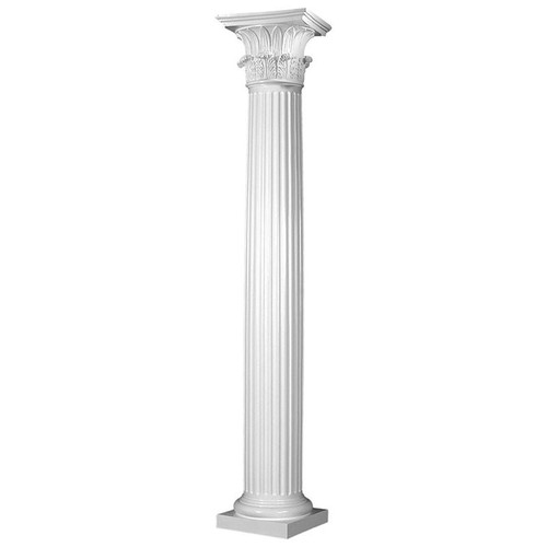 Tapered fluted column with - tapered,