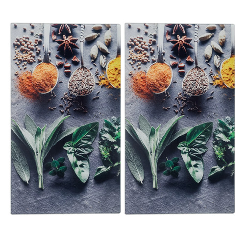 2pc glass hob cover cutting - glass,