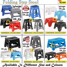 150kg Multi Purpose Folding Step Stool Easy Storage Handy Home Kitchen Stepstool