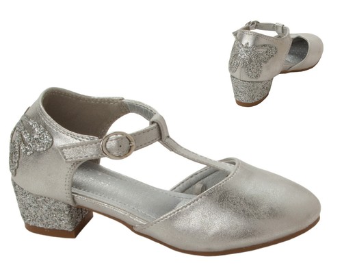 Girls silver glitter party - glitter,