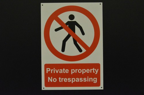 Private property - private,