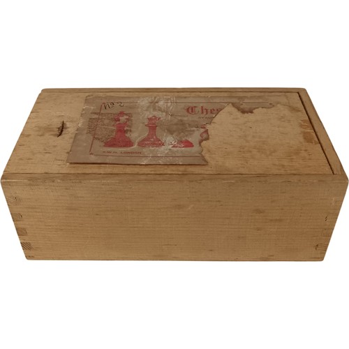 Vintage staunton chess set - vintage,