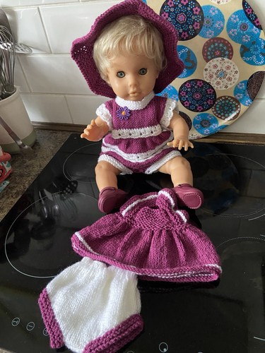 New knitted dolls - knitted, outfits