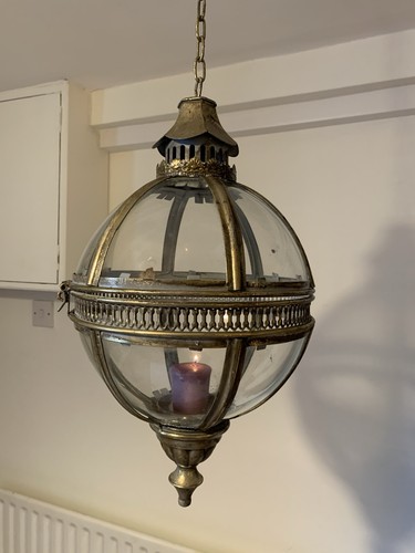 Large vintage globe glass - large,