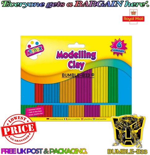 6pk modelling clay kids - 6pk,