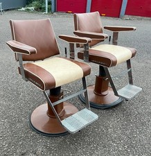 Takara Belmont Dainty Barber Hair Stylist Salon Chair Serviced & Re-upholstered