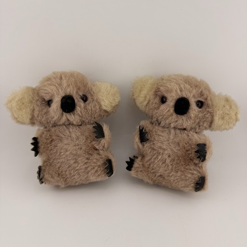 Vintage pair plush koala - plush,