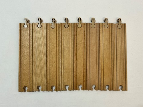Wooden train track set x8 - set, of