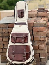 Canvas Leather Guitar Case