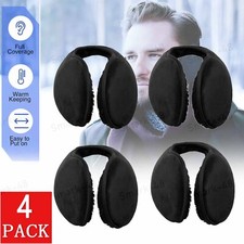4PCS Winter Ear Muffs Warmer Ladies Womens Earflaps Mens Warm Earmuffs Outdoor