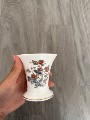 Wedgewood kutani crane bone - crane,