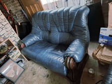 Blue Leather Belgium Roll
