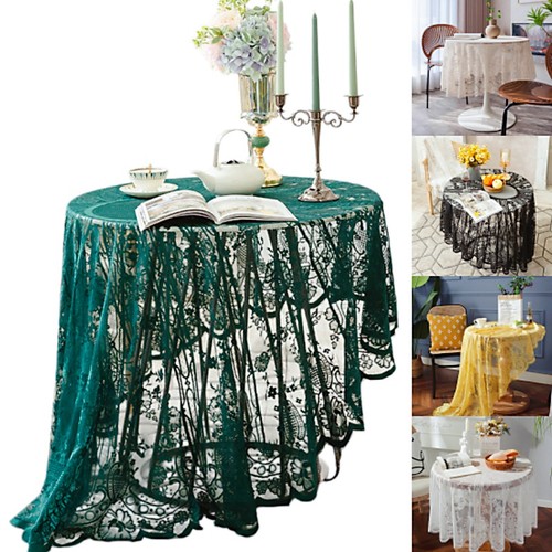 Vintage floral lace 74 - floral, 59"/74"