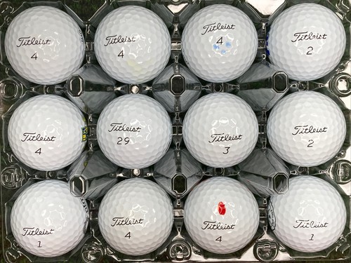 12x titleist pro golf balls - pro,