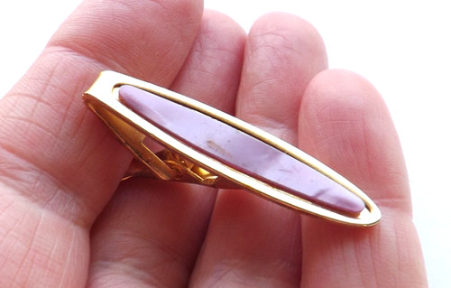 Vintage 1950s 1960s - tie, clip