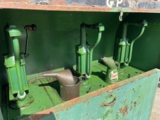 Vintage Oil Cabinet Castrol 3 Pump Oil House, Garage Display Workshop