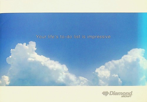 Diamond aircraft brochure with - diamond,