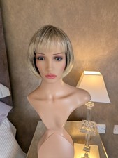 Rene of Paris Amore Synthetic Wig Ice Blonde Colour Short Bob Style  Average