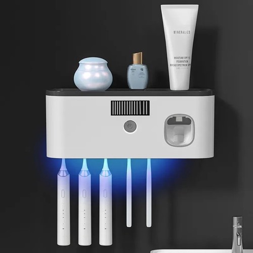Wall mounted toothbrush - mounted,