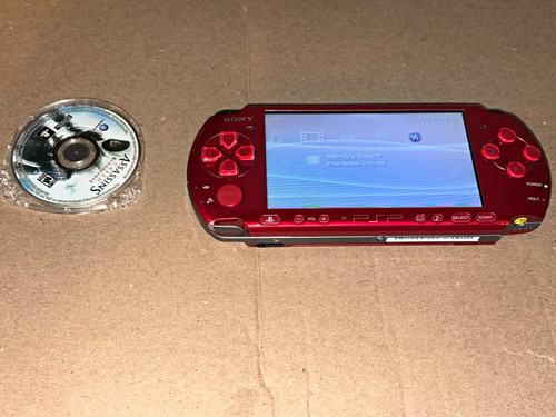 Sony psp red handheld - red,