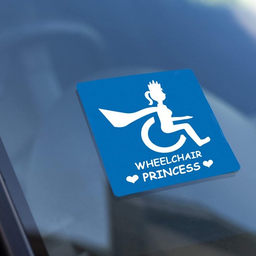 Funny car stickers disabled - funny,