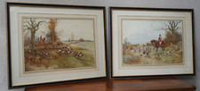 Antique Paintings Fox Hunting