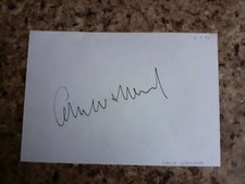 Colin Welland - Chariots Of Fire, Kes, Z Cars Personally Signed Page AFTAL COA