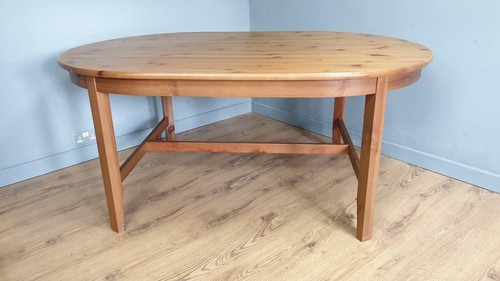 Pine oval kitchen - oval, dining