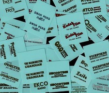 DINKY 28/280 SERIES DELIVERY VANS TRANSFERS/DECALS