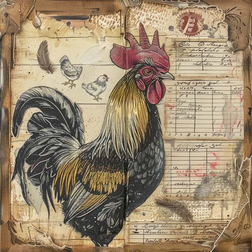 40x rooster peel and - and, stick