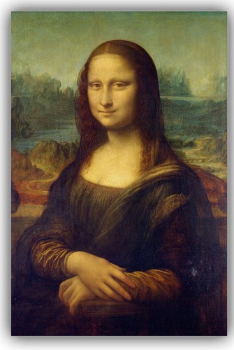 The mona lisa - mona, canvas