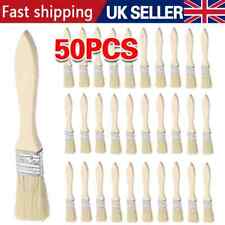 50x Economy Cheap Paint Brushes Disposable Decorating Fence Artist Paint Brushes